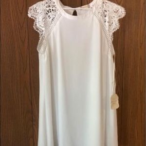 Off White Shift Dress